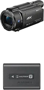 Sony FDRAX53/B 4K HD Video Recording Camcorder Bundle