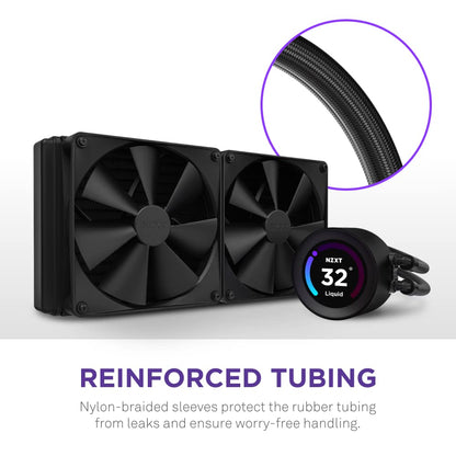 NZXT RL-KN28E-B1 Kraken 280mm AIO CPU Liquid Cooler LCD