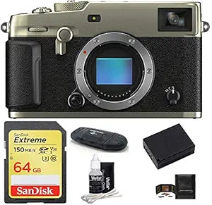 Fujifilm FUJIFILM X-Pro3 Dura Silver Camera Bundle — main product image