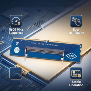 YUEHISY Laptop DDR5 to Desktop Memory Converter Card