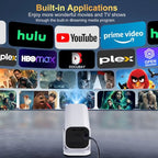 YGSKK Mini Projector with WiFi 6 and Bluetooth 5.3