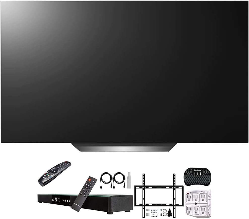 LG E2LGOLED77C9 77-Inch 4K OLED TV Bundle