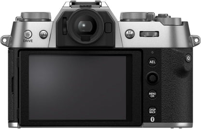 Fujifilm X-T50 X-T50 Camera with XC15-45mm Lens & Accessories Bundle - Silver