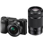 Sony ILCE6000Y/B Alpha a6000 Mirrorless Camera with Zoom Lenses