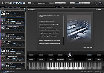 MOTU Machfive 3 Sampler Plug-in Software (iLok Required)