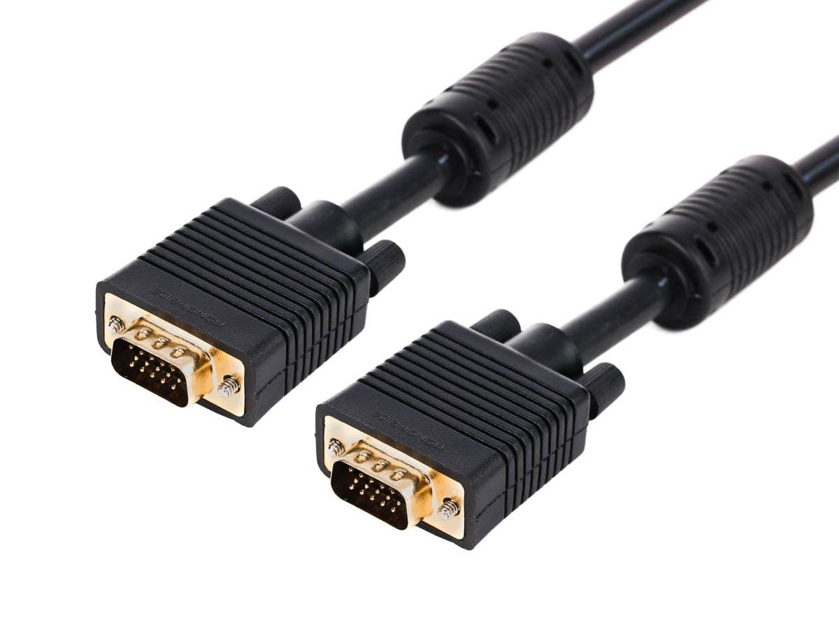 Monoprice 100085 6ft SVGA Monitor Cable Gold Plated