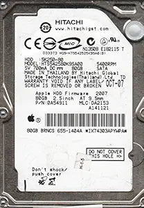 Hitachi HTS542580K9SA00 80GB SATA 2.5" Hard Drive