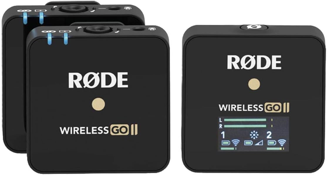 Rode Wireless GO II Dual Channel Microphone System + Lavalier