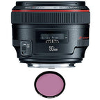 Canon 1257B002 EF 50mm f/1.2L USM Lens - Pro Filter - Renewed
