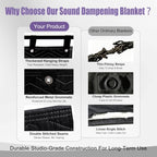 Takeberny Sound Dampening Blanket 96x80 Heavy Acoustic Blanket