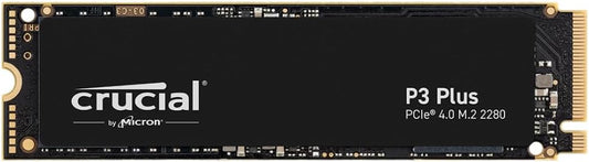 Crucial CT1000P3PSSD8 P3 Plus 1TB Gen4 NVMe SSD