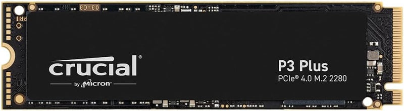 Crucial CT1000P3PSSD8 P3 Plus 1TB Gen4 NVMe SSD — main product image