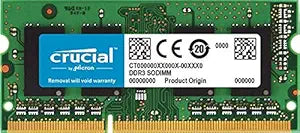 Crucial 2GB DDR3 RAM Upgrade - Dell Latitude E5510