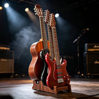 DIDA Wooden Multi-Guitar Stand for Three Instruments
