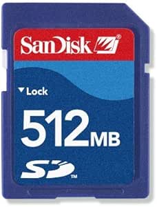 SanDisk SDSDB-512-E10 512MB SD Flash Memory Card — main product image