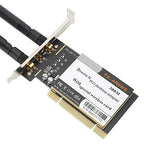 GOTOTOP 300Mbps PCI Wireless Network Card with Dual Antennas