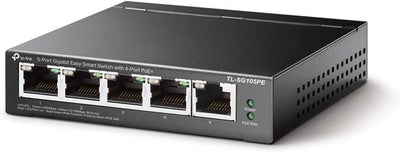 TP-Link TL-SG105PE 5-Port Gigabit PoE+ Easy Smart Switch