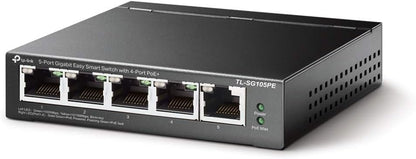TP-Link TL-SG105PE 5-Port Gigabit PoE+ Easy Smart Switch