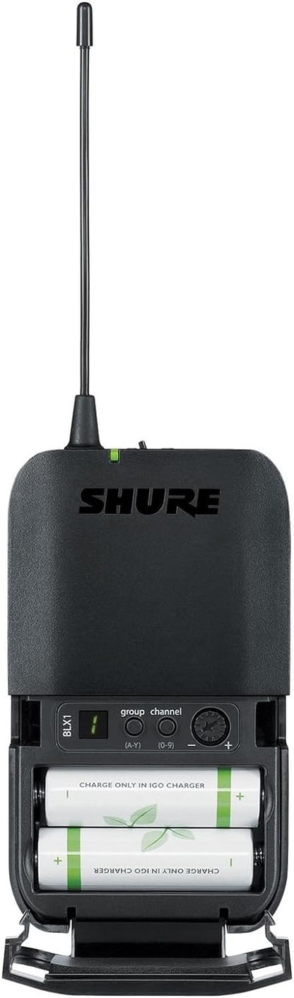 Shure BLX1=-H10 Bodypack Transmitter Wireless Microphone