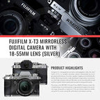 Fujifilm X-T3 Silver 18-55mm Lens Bundle