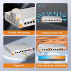 Farsiglink 8-Port Gigabit PoE Switch with Dual Uplinks