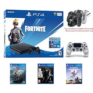 Sony Playstation 4 Fortnite Neo Versa Game Bundle + Charging Dock