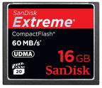 SanDisk SDCFX-016G-X46 Extreme CompactFlash 16GB Memory Card
