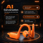Assckr OWS-G206 Open-Ear Bone Conduction Headphones with Camera