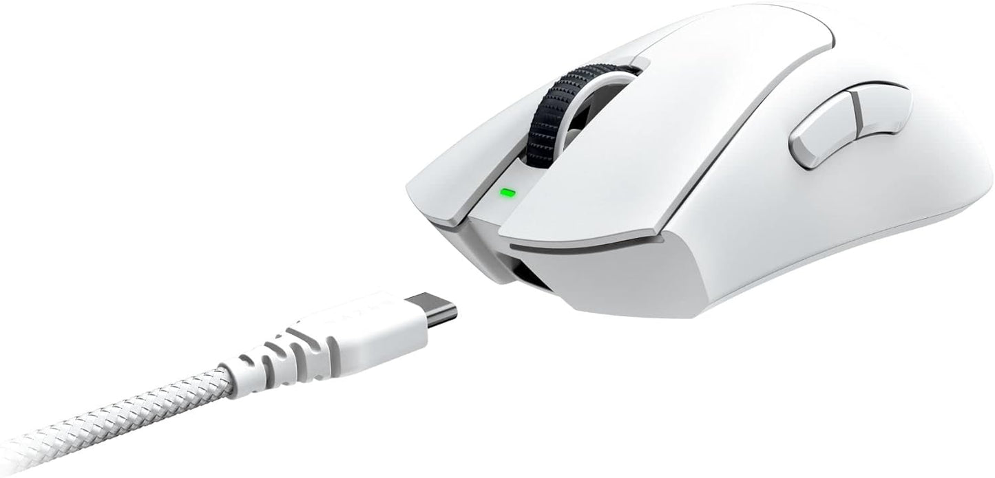 Razer RZ01-04630200 DeathAdder V3 Pro Wireless Gaming Mouse -White