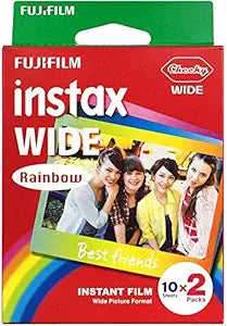 Fujifilm Instax Wide Instant Film 20 Sheets Rainbow