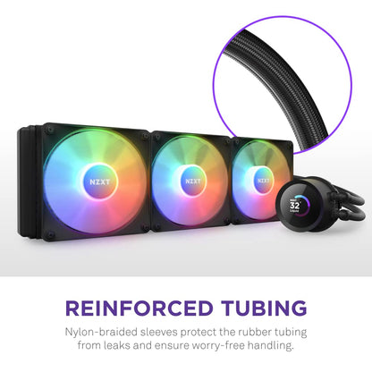 NZXT RL-KR360-B1 Kraken 360 RGB AIO Liquid Cooler