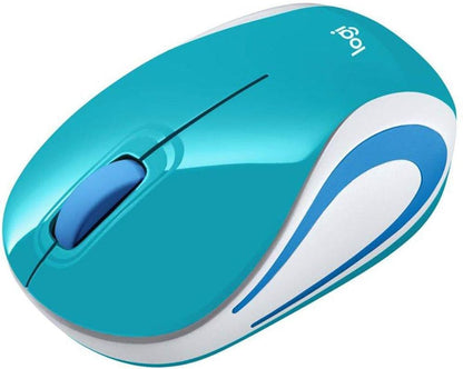 Logitech Wireless M187 Mini Mouse - Bright Teal
