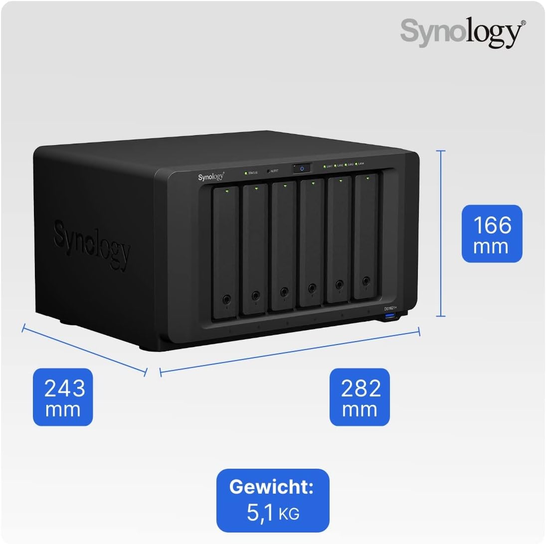 Synology DS1621+ DiskStation NAS - High Performance Storage