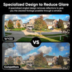 WYZE Window Cam Wedge Mount, Fixed 20-Degree Glare-Reducing Tilt