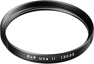 Leica UV Filter E49 49mm UVa II - Black