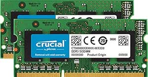 Crucial 8GB Kit MacBook Pro DDR3 Memory Upgrade