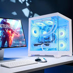 HOENGAGER Panorama RTX 5070 Ryzen 7 Prebuilt Gaming Desktop
