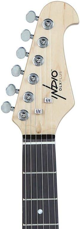 Monoprice 610885 Indo Series Electric Guitar White