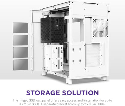 NZXT CM-H91FW-01 H9 Flow White ATX Gaming Case