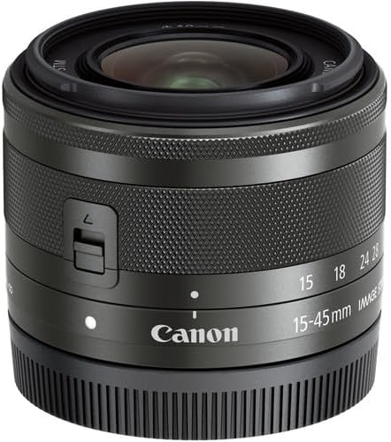 Canon 0572C002 EF-M 15-45mm STM Lens Kit (Renewed)