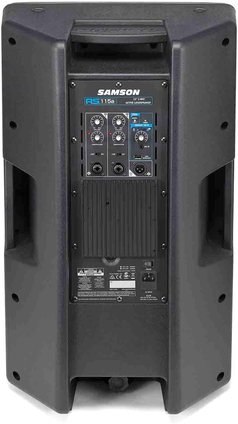 Samson RS115A 15" 400W Active Loudspeaker with Bluetooth