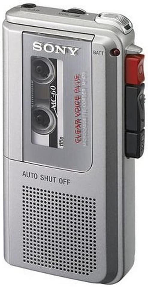Sony M-475 Microcassette Recorder - Voice Recording