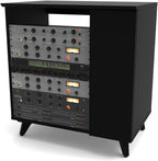 Glorious 246884 Modular Side Rack Black Studio Furniture