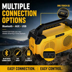 HW HAOWORKS 150W Waterproof Bluetooth Karaoke PA Speaker