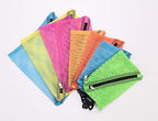 Vaultz VZ00321 Mesh Zipper Pouch Set, 3-Pack