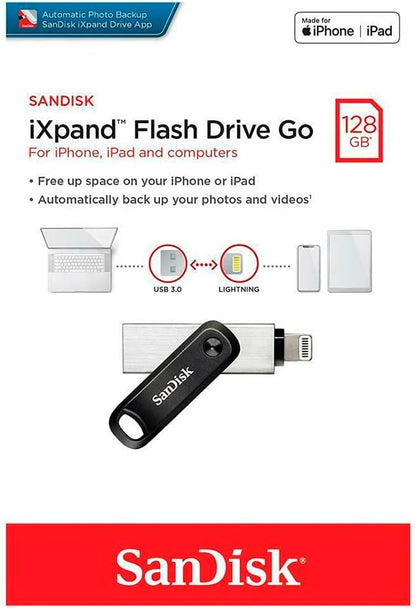 SanDisk SDIX60N-128G 128GB iXpand Flash Drive Go