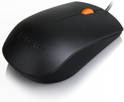 Lenovo GX30M39704 USB Mouse: Wired, Optical, Ambidextrous Design