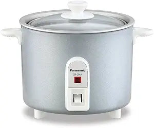 Panasonic SR-3NAL Rice Cooker - 3-Cup Cooked - Silver