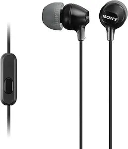 Sony MDR-EX15AP In-Ear Smartphone Earphones Black — main product image