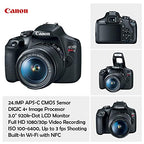 Canon T7 EOS Rebel DSLR Camera 18-55mm Lens Bundle